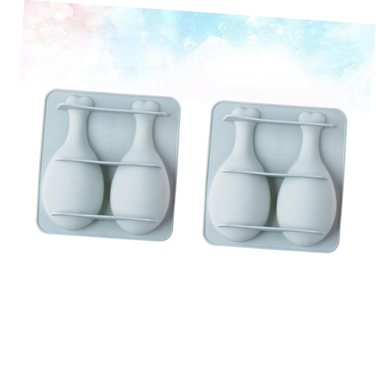 BESTOYARD 6piezas Molde De Para Hornear Forma De Muslo De Pollo De Utensilio De Repostería Para Pasteles y Galletas Color Azul