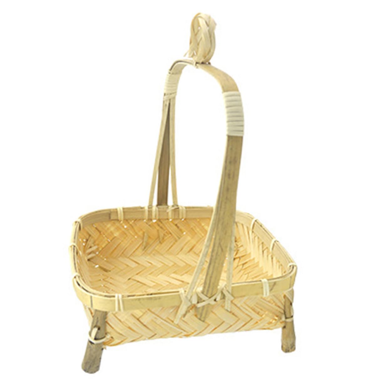 Garneck Storage Basket Willow Tray Fruit Basket Snack Serving Tray Fruit Storage Holder Sundries Basket Rustic Bread Basket Vegetable Storage Basket Farmhouse Weaving Baskets