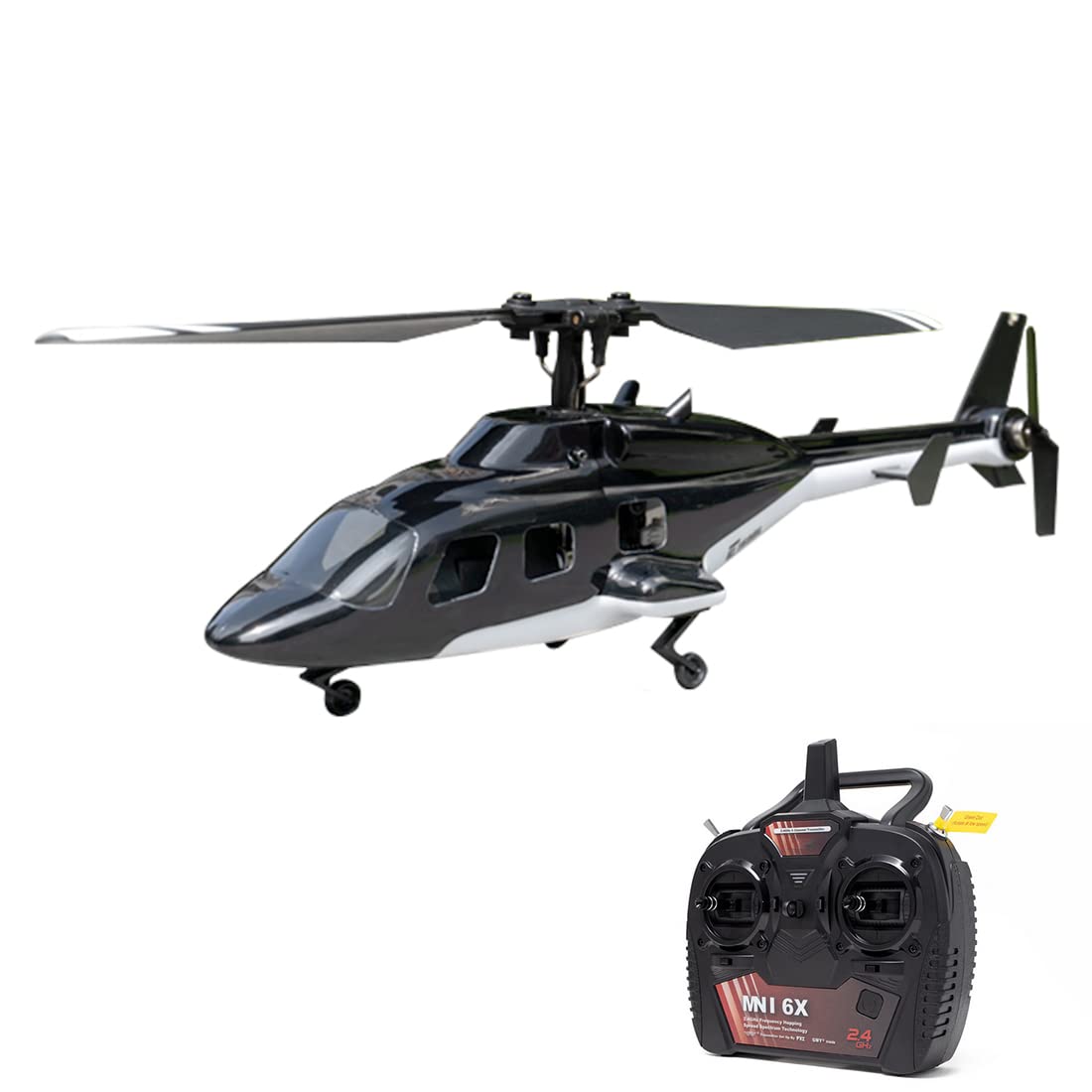 MetaHrystynx RC Helicopter, F150BL V3 Airwolf Remote Control Helicopter Model with LED Lights, With Altitude Hold and Strong Performance, RTF Version