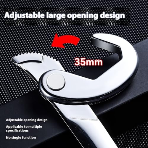 Llave de trinquete con mango ergonómico antifatiga para trabajos mecánicos 5