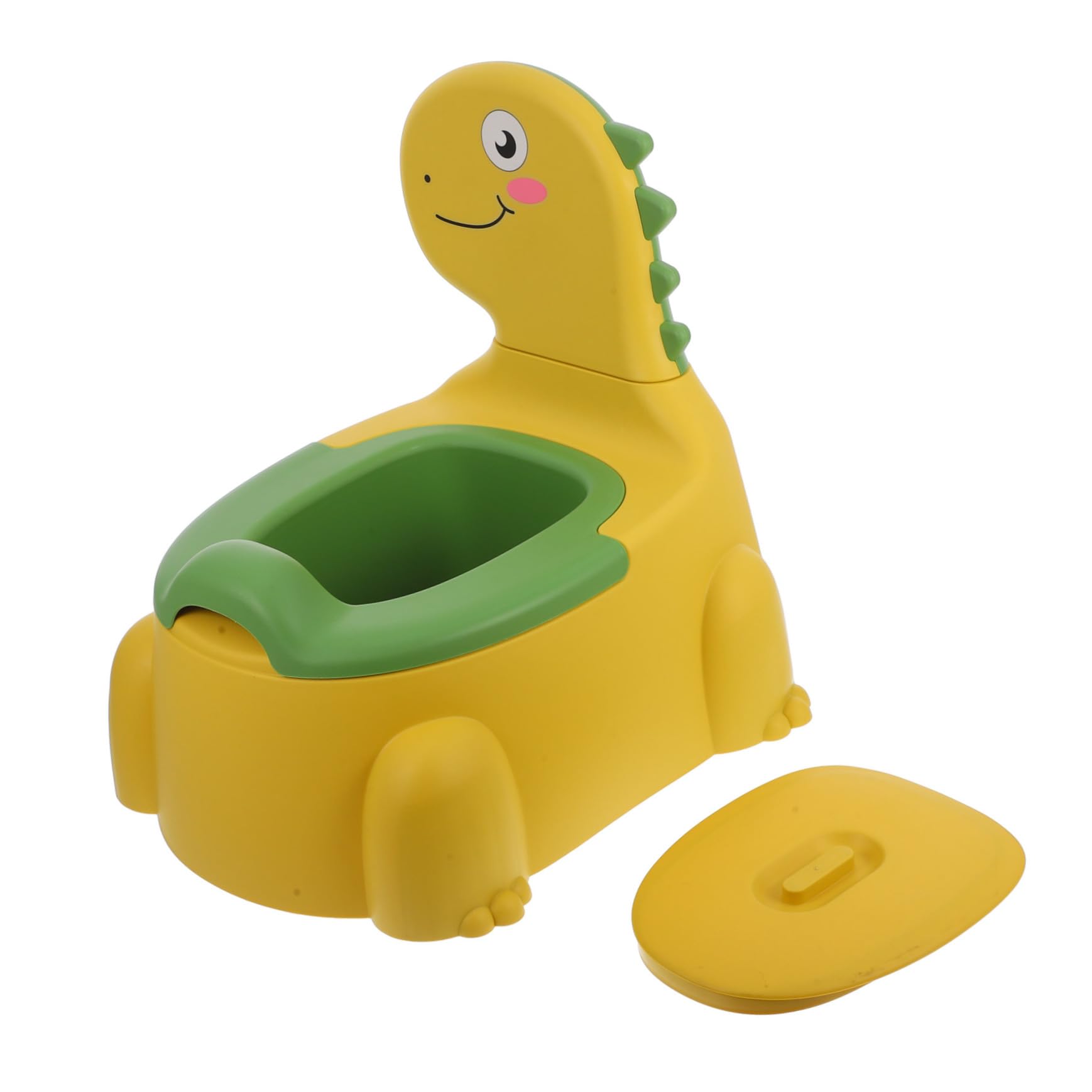 Kisangel Sturdy Dinosaur Potty Training Seat Portable Boys and Girls Toilet Chair with Non-slip Base Easy to Clean for Boys Girls Toddlers
