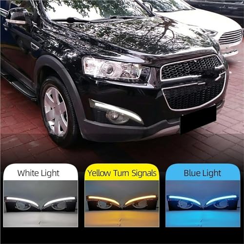 Intermitentes dinámicos LED para Chevrolet Captiva 2011 con luz diurna bicolor 6