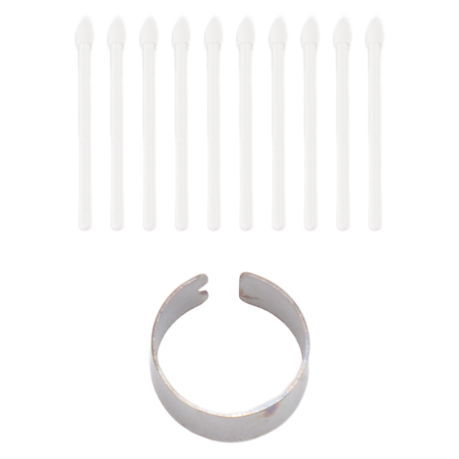 10Pcs Marker Pen Tips for Note S6 S7 Series, Replacement Nibs for King Write MR05, for Scribe Pen, EMR Pen Tip Set for Pen, etc (White)