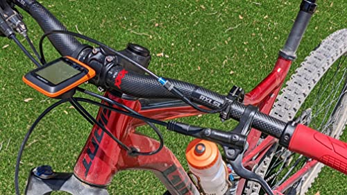 Mountain Bike Handlebars, Mtb Handlebars 680Mm, Carbon 31.8 Handlebar, Red 3K Matt Riser Bars Mountain Bike Mtb Bars, Lightweight Flat Mountain Bike Bars For Road Downhill Fixie Bike #TOP5