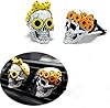 Car Accessories Interior for Women New Automotive Scents Air Fresheners Vent Clips Girly Sugar Skull Decor Cute Sunflower Auto Perfume Air Freshener Halloween Decorations Cute Gifts for Mum Girls #5