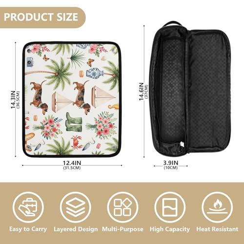 Bolso organizador 2 en 1 para herramientas de cabello miniatura 4