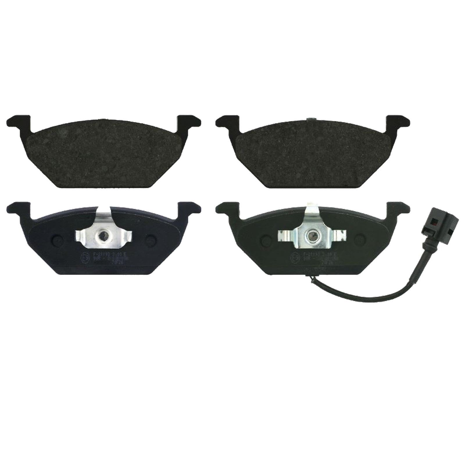 Febi Bremsscheiben + Beläge vorne | 22904 + 16446 für A3 8P Golf 5 6 Plus Leon Octavia 2