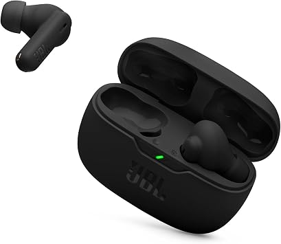 JBL WAVE BEAM 2 Wireless Earphones Active Noise Cancelling IP54 Waterproof Dustproof Multipoint Up to 40 Hours Black