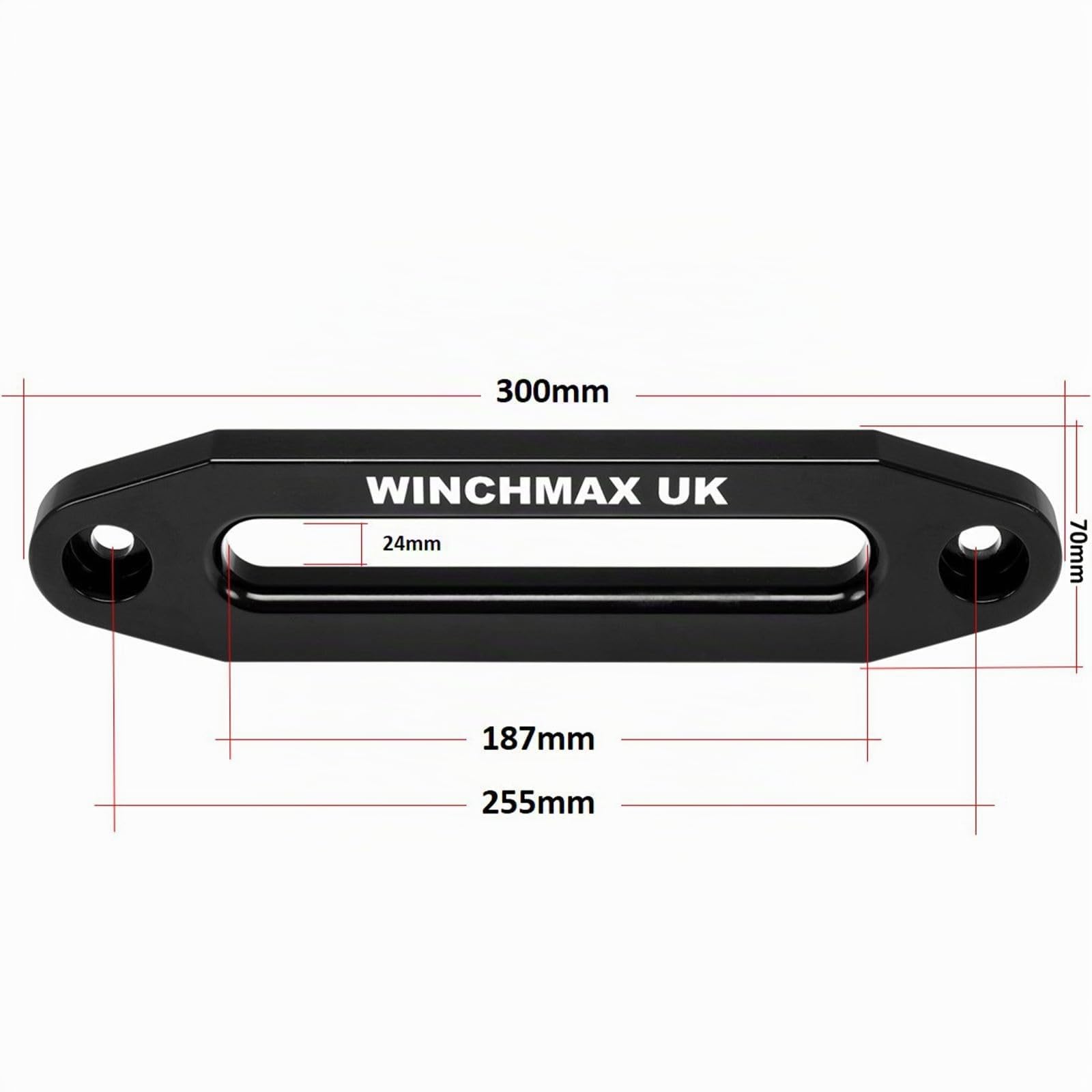 Winchmax 13.500 Libras (6.123 kg) Serie SL Cabrestante eléctrico de 12v de Grado Militar. Cuerda de Dyneema, Control Remoto inalámbrico Doble.