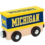 MasterPieces Wood Train Box Car - NCAA Michigan Wolverines - Officially Licensed Toddler & Kids Toy