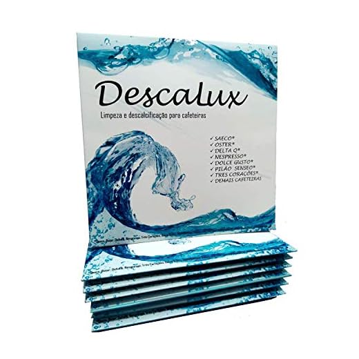 Descalcificante Cafeteira Nespresso Tres Corações Oster Saeco Phillips Descalux