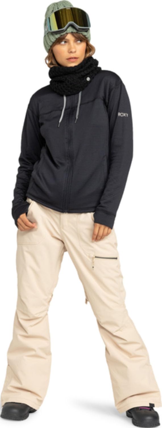 Roxy - Womens Nadia Snow Pants, Color Pebble, Size: Medium