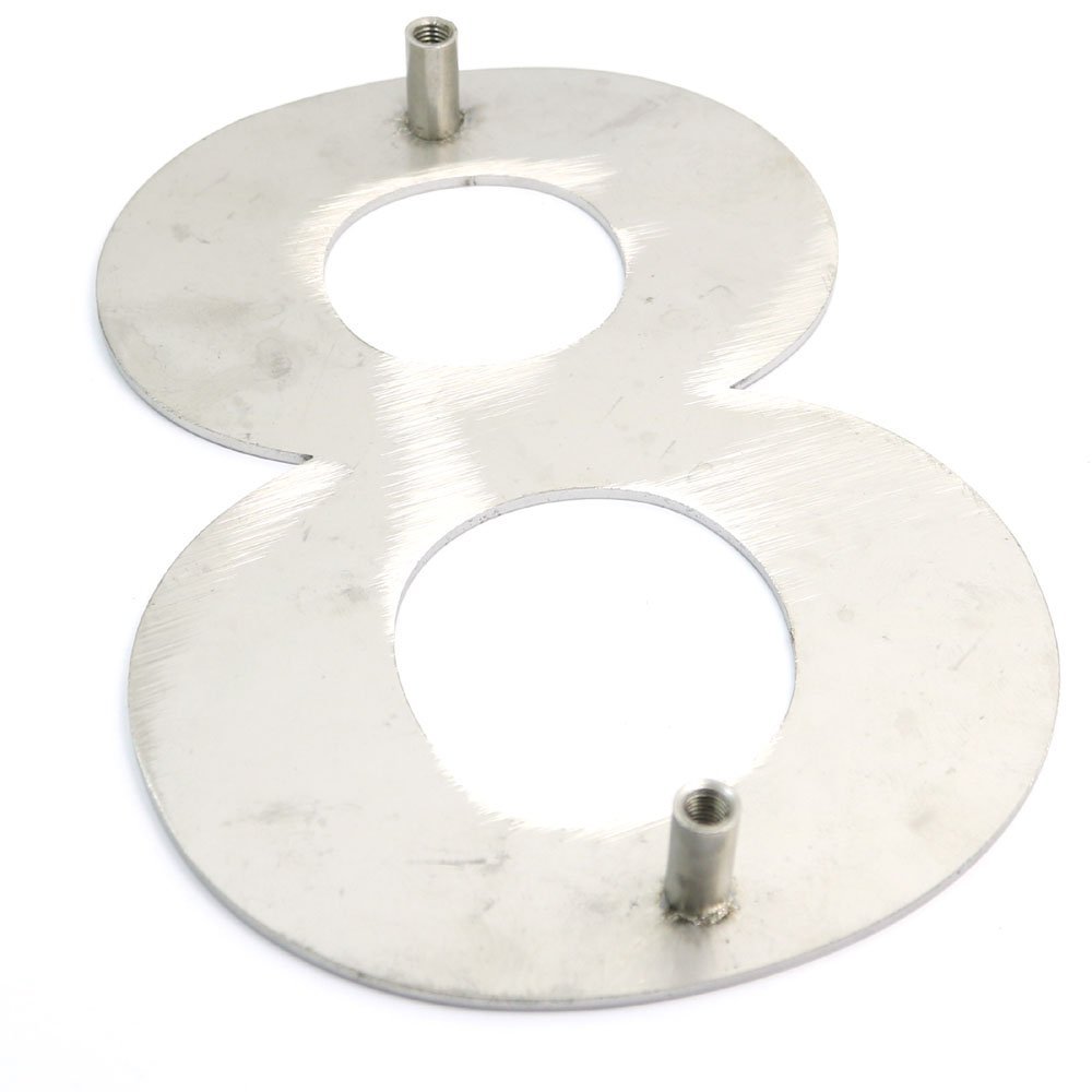 NUZAMAS Numéros De Porte 1 En Acier Inoxydable Pour Hôtel, Maison