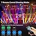 LUNSY Dj Lights, 10 Pack 36 LED Par Lights Stage Lights with Sound Activated Remote Control & DMX Control, Stage Lighting Uplights for Wedding Club Music Show Christmas Holiday Party Lighting