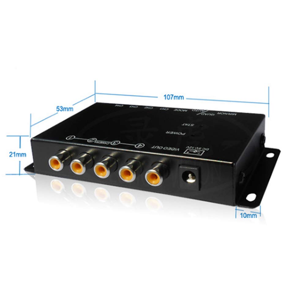 SaiDian 1Pcs Video Quad Splitter 4-Way Mini Processore Multiplexer Switcher per CCTV Telecamera di Sicurezza