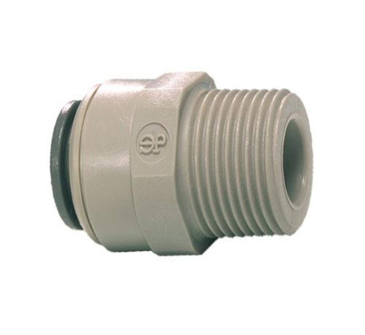 John Guest PM010801S Male Connector, 5/16 OD x 1/8 BSPT (Pack of 10)