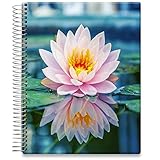 Tools4Wisdom Planner 2024-2025 - May 2024-2025 June - Hardcover - Academic Year Calendar - 8.5x11 Inch - Monthly Weekly Daily Planner With Stickers - M4J5 - Pink Lotus