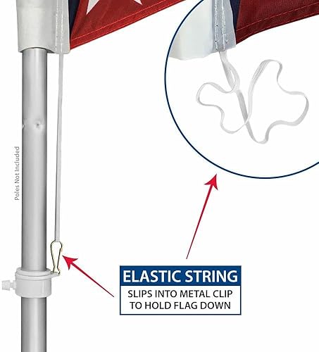 Miniatura 6 de Premium Open Poly Swooper Flag & 16ft Flagpole KitGround