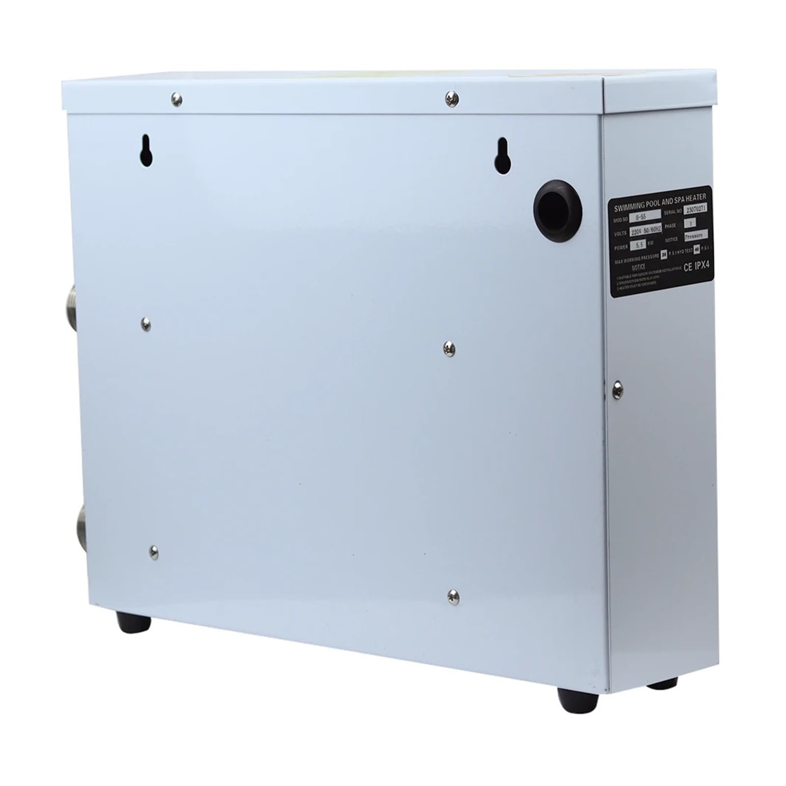 Scaldabagno Elettrico for Piscina e Spa con Pompa di Calore da 5,5-18 kW, 220 V/380 V con Elevata efficienza di Riscaldamento(18KW 220V)