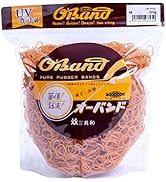 オーバンド 共和 輪ゴム #8 (折径 25mm 切幅 1.1mm) 500g Web限定 アメ