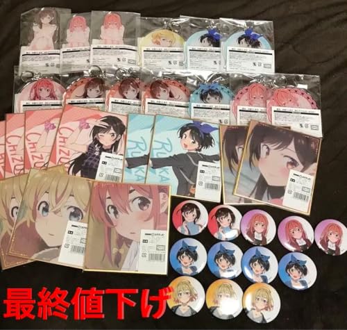 TVアニメ「彼女、お借りします」 スクラッチ第二弾24点+缶バッジ×12個