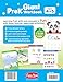 Evan-Moor Giant PreK Workbook, 175 Activities for Preschool Ages 4-5, Alphabet, ABCs, Letters, Numbers, Counting, Shapes, Coloring, Matching, ... and School Readiness (Giant Workbook)