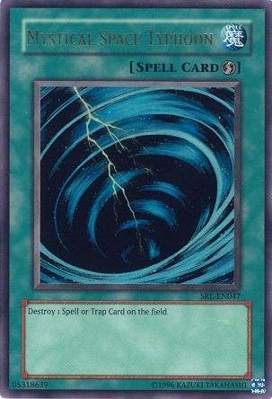 YU-GI-OH! - Mystical Space Typhoon (SRL-047) - Spell Ruler - Unlimited Edition - Ultra Rare