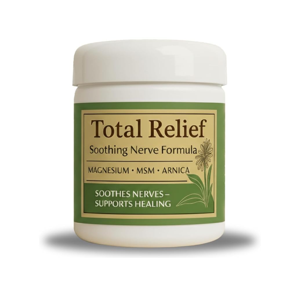 Nerve Relief Cream Total Relief Soothing Nerve Formula Topical Skin Cream with Magnesium MSM Arnica Essential Oils Shea Butter Jar Container for External Application (PACK OF 1)-image-25