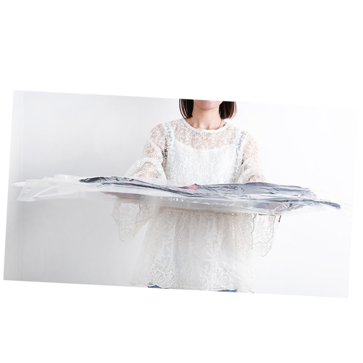 Hängender Vakuum Kompressionsbeutel 5 Stück 110x67cm Transparent