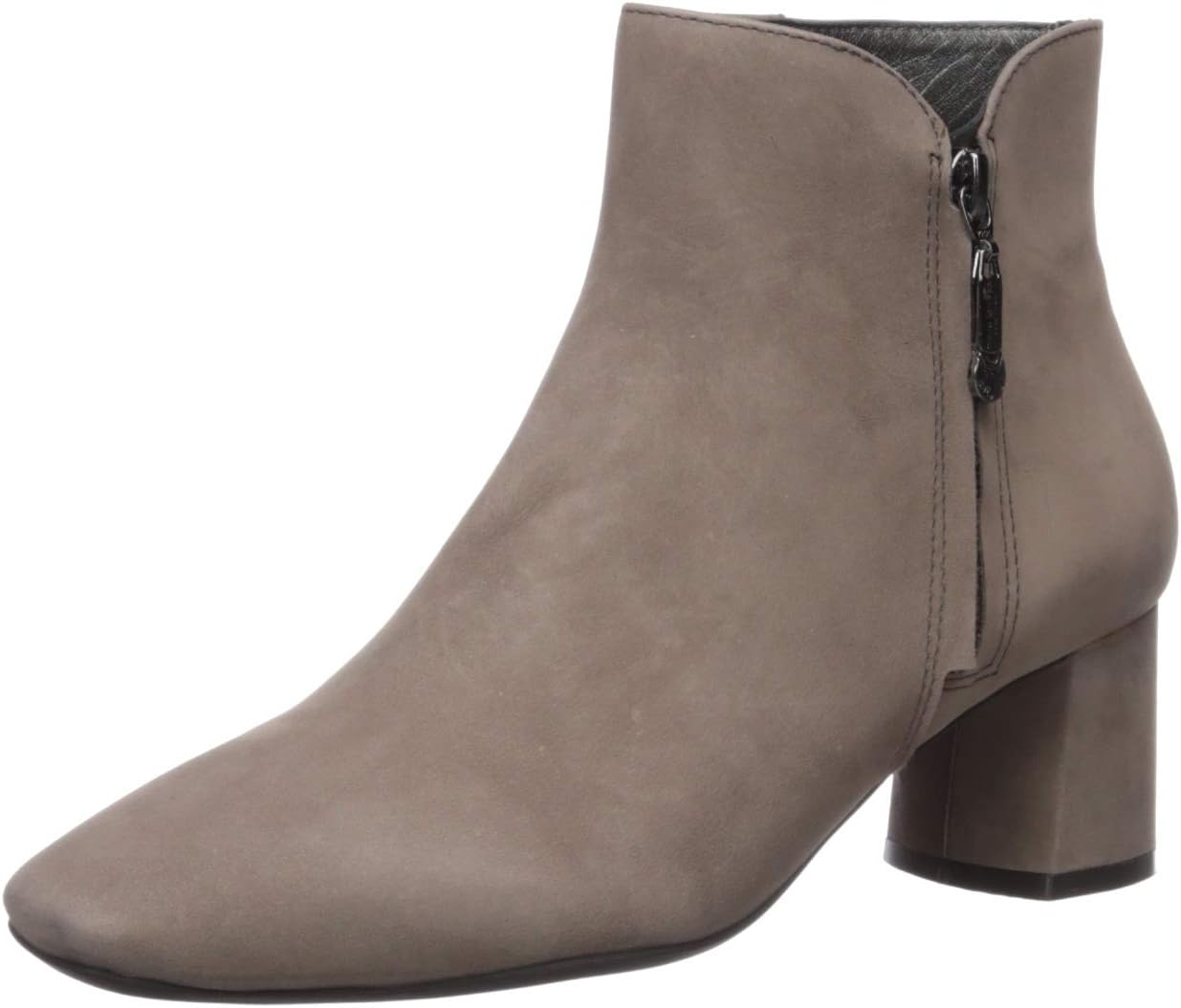 Marc Joseph New York Women's Genuine Leather Luxury Ankle Boot with Zipper, Earth Nubuck, 8 M US