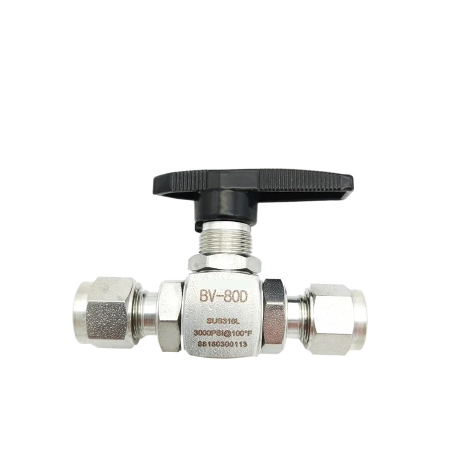 Zawór kulowy ze stali nierdzewnej BV-OD/F 1/8 1/4 3/8 1/2 3/4, rura 3000 psi, przyłącze końcowe 6000 psi/żeńskie(BV-06ODSmallBody3-4)