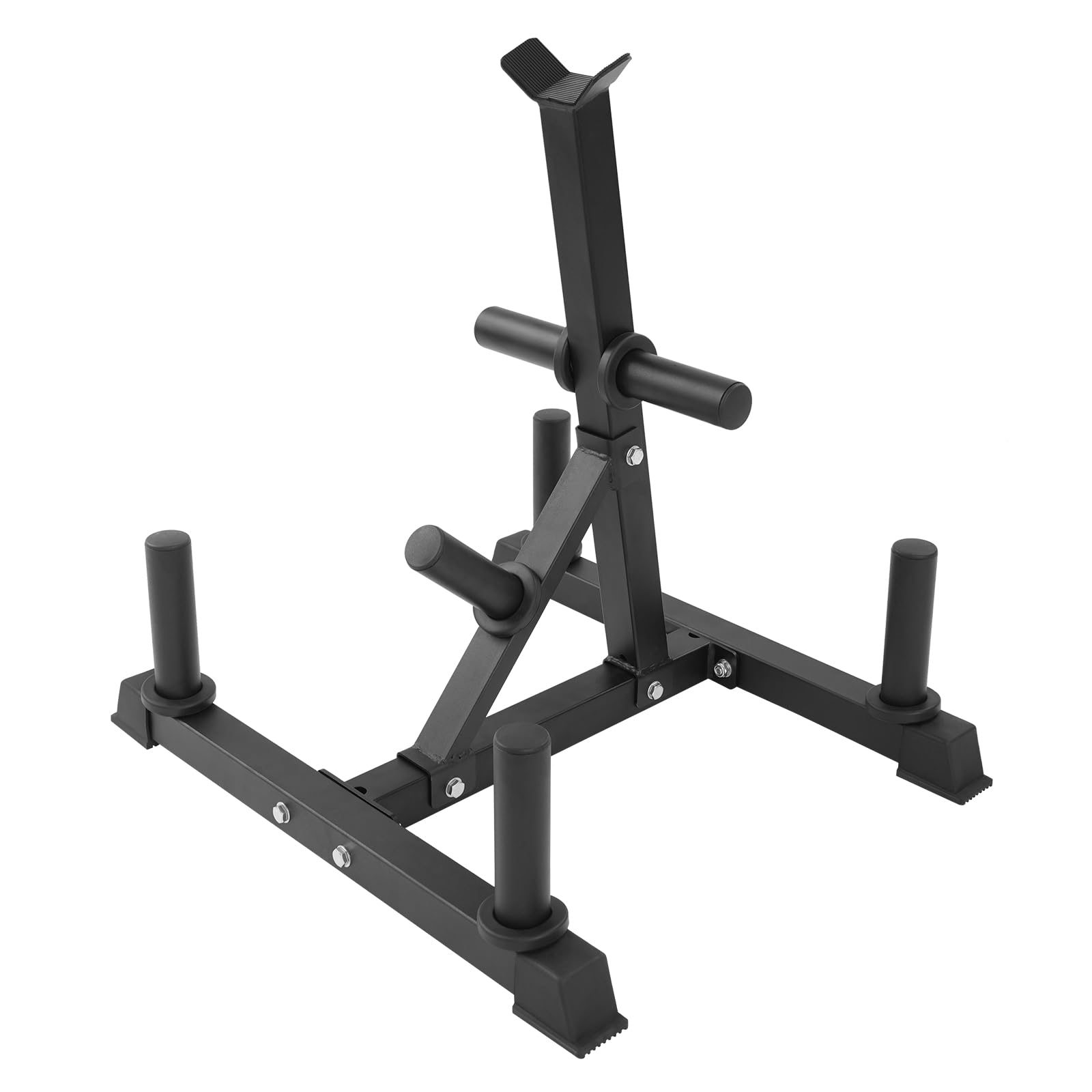 Soporte vertical para discos de pesas para el almacenamiento de pesas en casa, en el gimnasio