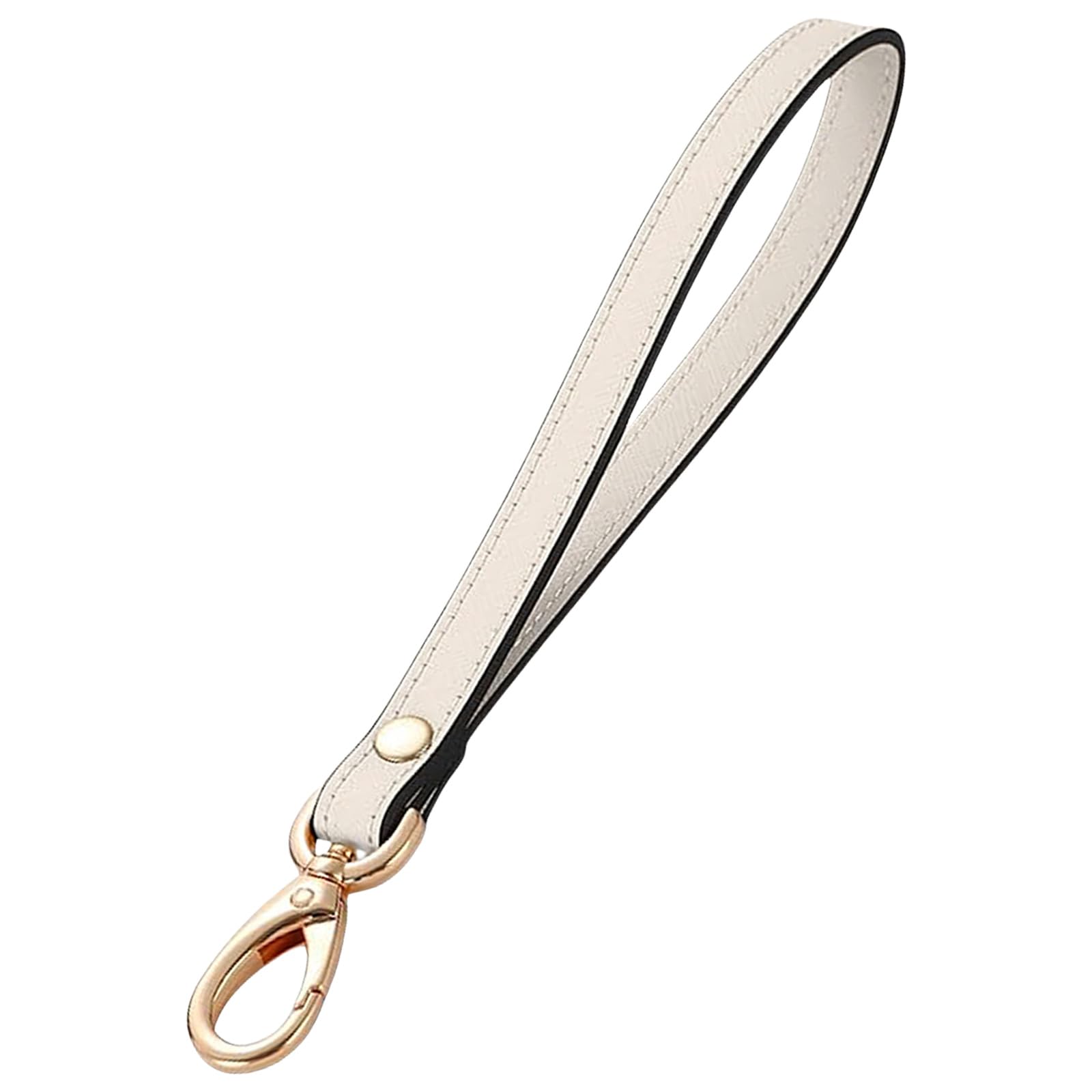 Kalttoy Beige Straps Pu Wristlet Keychain Handle Rope Diys Accessory Wrist Straps Wristlet For Purse, Wallet, Clutches, Keychain