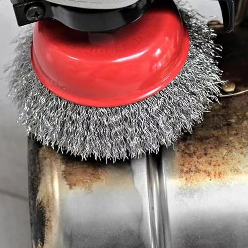 Disque à fils pour meuleuse d'angle accessoire brosse bois métal
