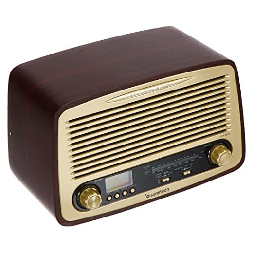 Sunstech RPR4000, Radio de Sobremesa, Madera