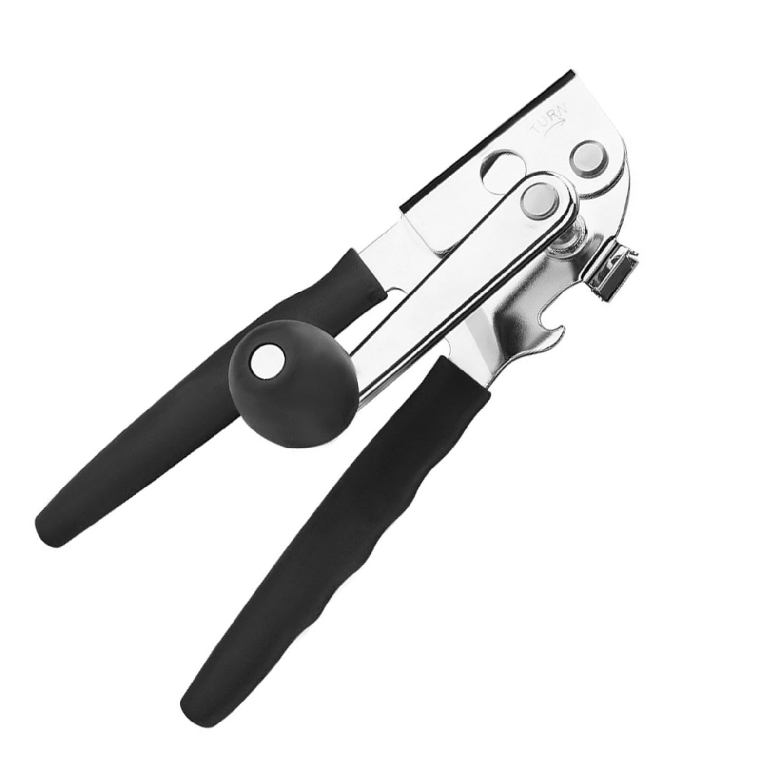 Ouvre-boîte manuel grand bouton rotatif ergonomique pour bocaux et conserves