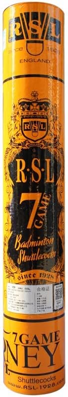 RSL 7 Game Badminton Shuttlecock Birdy 12-Pack (speed-77)