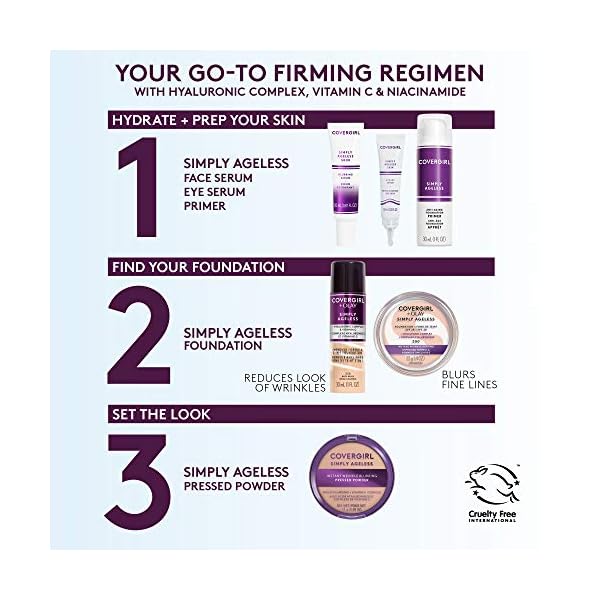 Covergirl-Simply-Ageless-Instant-Wrinkle-Blurring-Pressed-Powder-Classic-Ivory-039-Oz Covergirl Simply Ageless Instant Wrinkle Blurring Pressed Powder, Classic Ivory, 0.39 Oz