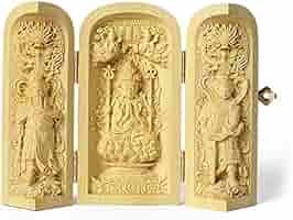 千手観音　厨子入り　彩色　江戸期 千手観音 厨子入り 彩色 江戸期 千手観音厨子入り彩色江戸期