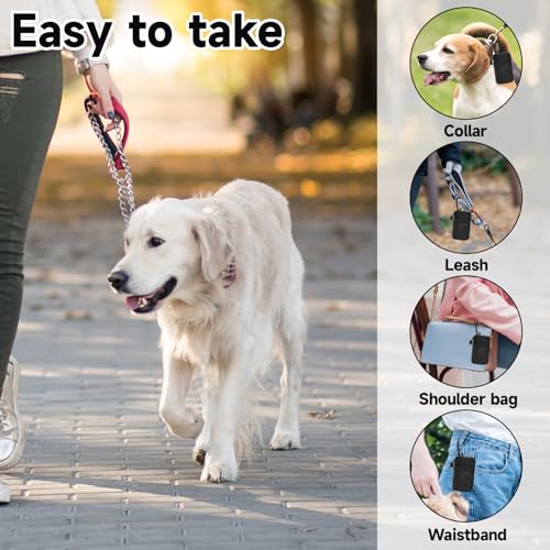 Spender Für Hundekotbeutel Dispenser, Kotbeutelspender Pet Poop Tasche Halter Universal Dog Bag Poop Dispenser Mit Reißverschluss, Haustierhundekotbeutelspender Für Hunde Outdoor Spaziergänge, Schwarz