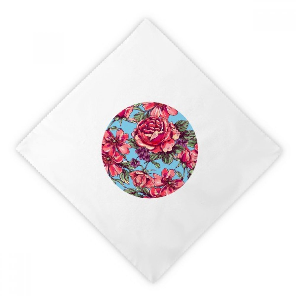 Servilletas lavables de tela DIYthinker, elegantes paños blancos con estampado de hojas, 2 piezas