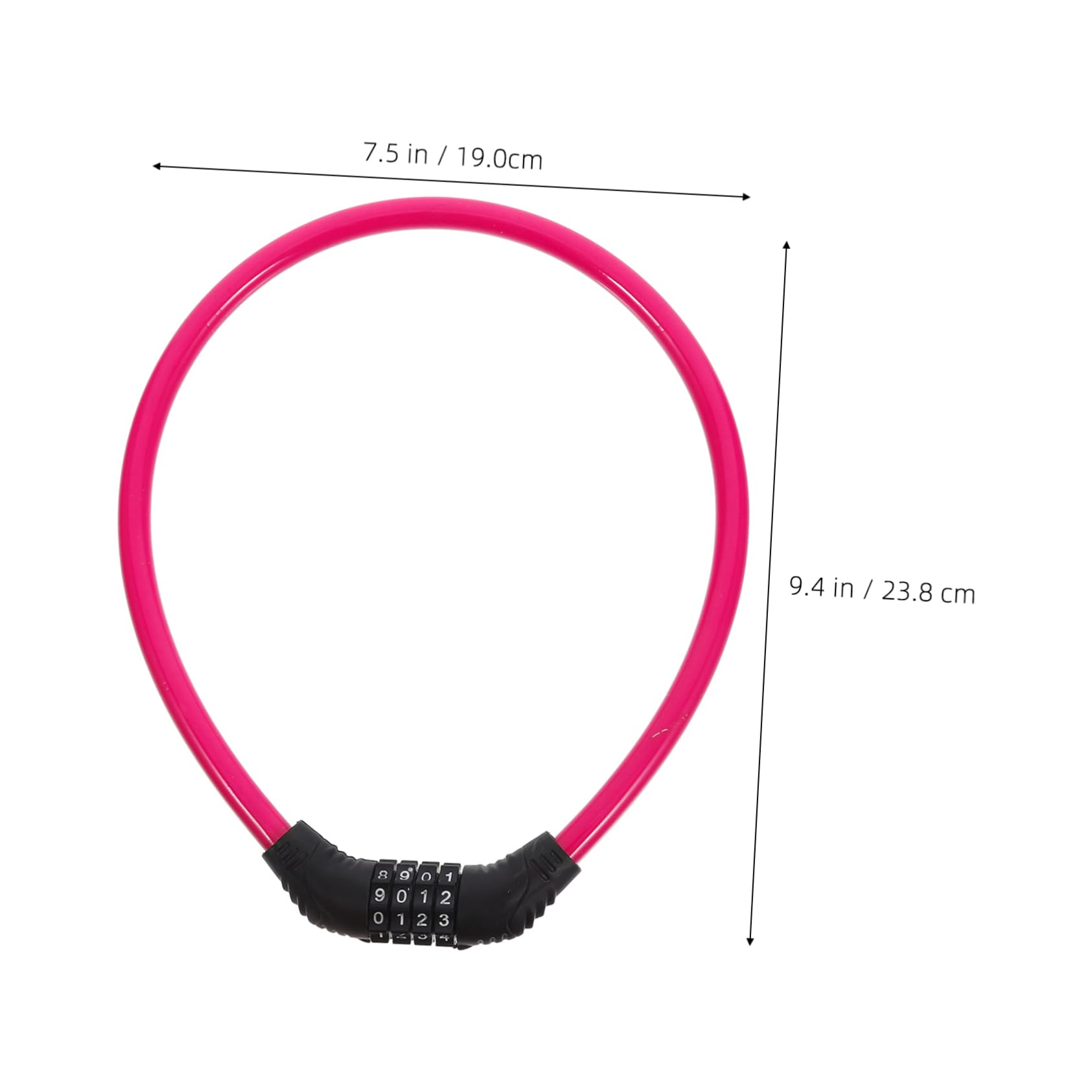 BCOATH Bicycle Lock Keys Heavy Duty Bike Chain Lock Waterproof for Bikes Scooters Simple Style