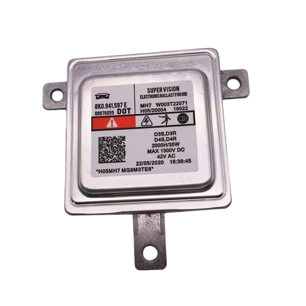 Xenon Ballast 8K0 941 597 E 8K0941597E W003T22071 Xenon HID Ballast Control Unit for A1 for A3 for A4 for A5 for A6 for A7 for A8 for Q3 for Q5 for Q7(Red)