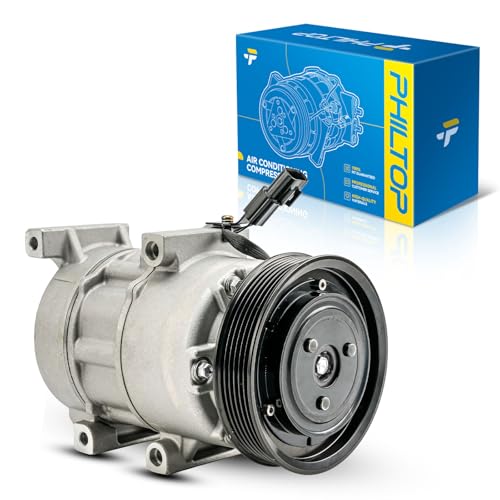 Image of PHILTOP 68589 AC Compressor Compatible with 1994-2005 Ram2500 5.9T, Ram3500 5.9T, Air Conditioning Compressor with Clutch 4717009