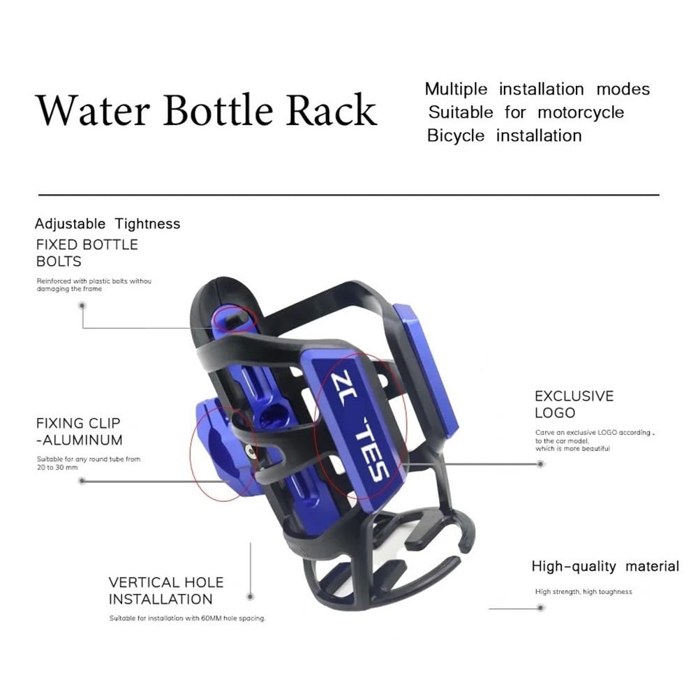 Portabotellas Motocicleta Soporte para Bebidas De Motocicleta, para Botella Agua, Accesorio Modificación para 703RR 703R 368G 368E 368K 310M 350E 368D 350D