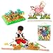 Grow Your Own Little Garden Toy Building Playset - Growing Vegetables Farming Educational Activity for Kids - Includes Plastic Gardening Tools, Crops, Fruits, and Accessories (96 Pieces)