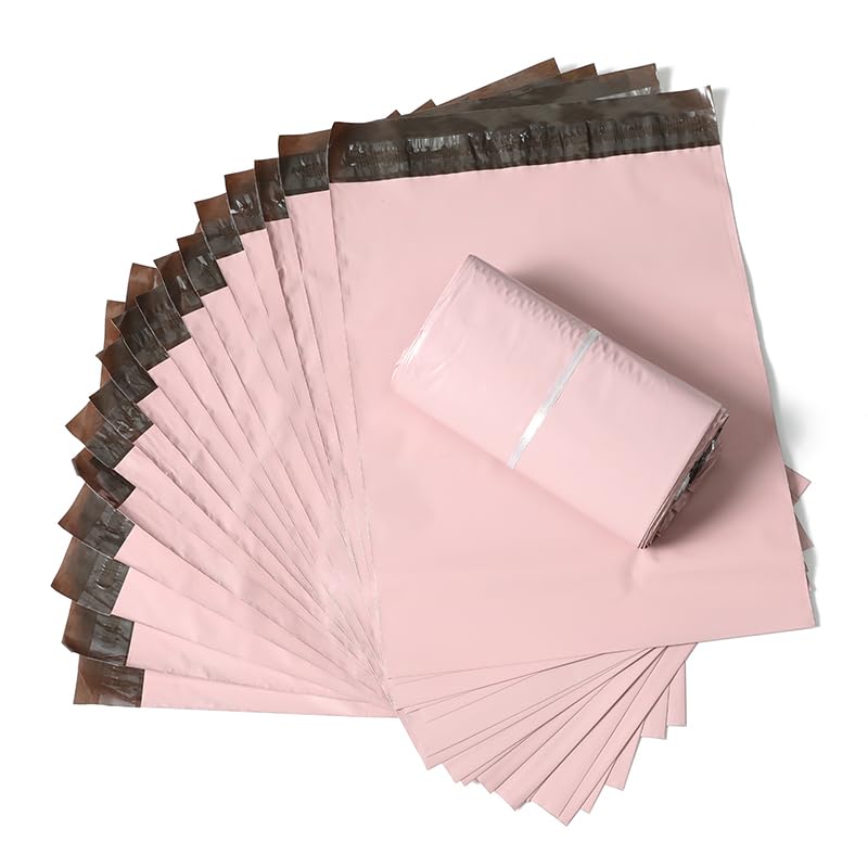 Sacs d‘expédition Sac de courrier rose étanche, 50 pièces/paquet, sacs de courrier, enveloppe en Poly, emballage de vêtements, sac Express, sacs d'expédition postale (Color : 32x45CM 50Pcs)
