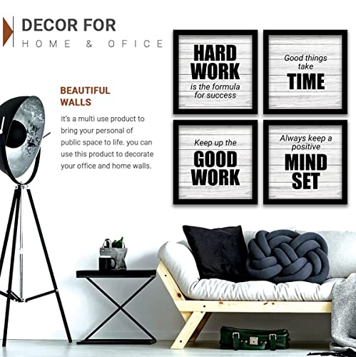 Image of kotart Wood - Frames For Wall Decor - Photo Frames For Wall Decoration - Motivational Wall Poster With Frame - Quotes Wall Frames For Home And Living Room (Art 2, 13x13 inch)