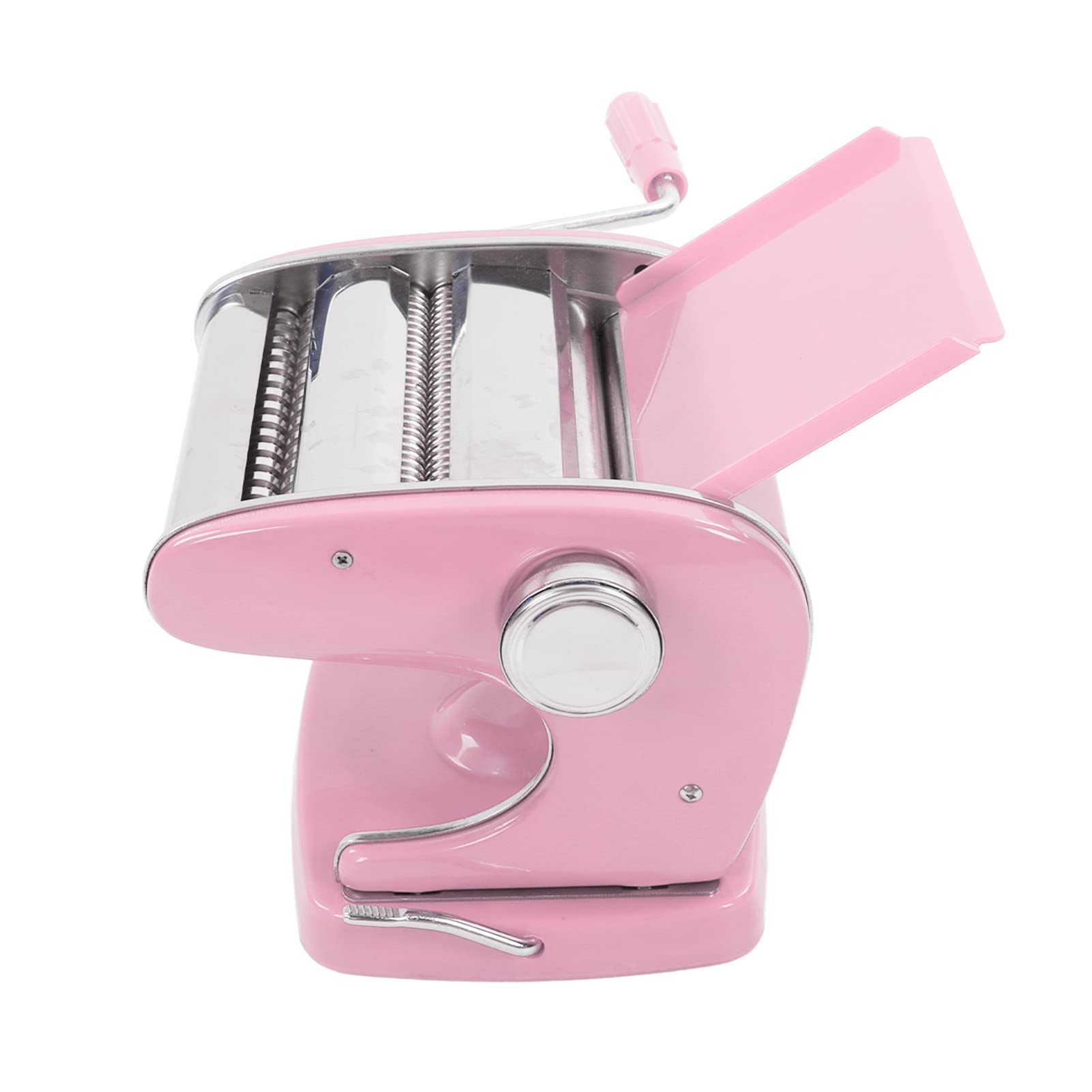 Ejoyous Nudelmaschine, Nudelmaschine aus Edelstahl, Manuelle Nudelpresse mit Saugfuß, Abgerundete Ecken, Einfache Reinigung, für Hausgemachte Pasta und Nudeln für Familien (Saugnapf 2 Messer)