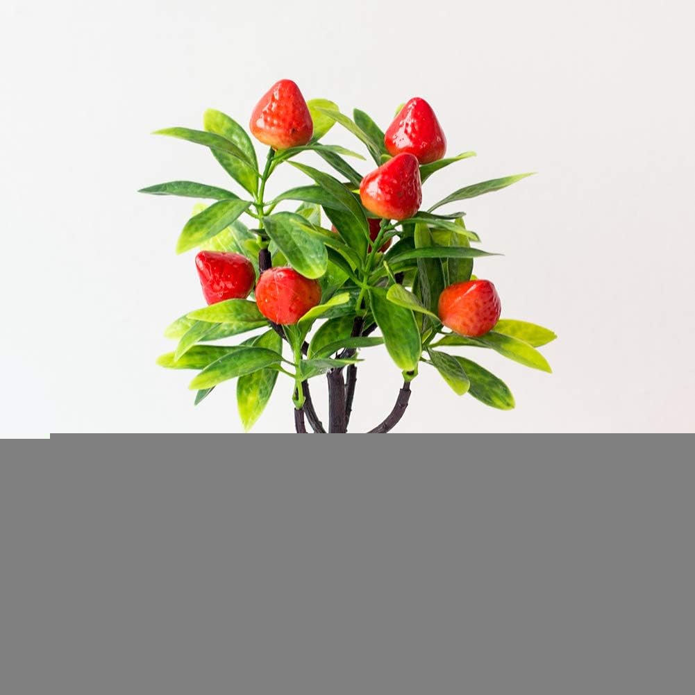 Desktop Decor Artificial Potted Fruit Tree Decorative Fake Plant for Office Home Decoration Photograph Props Apple#